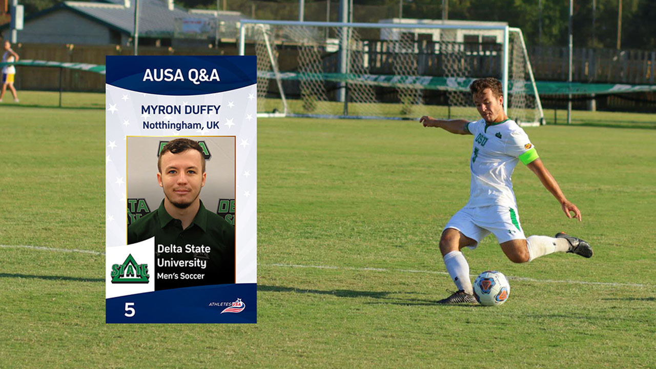 You are currently viewing FA Youth Cup to Team Captain in the USA | Myron Duffy, Delta State University
