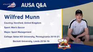 Interview with Wilfred Munn - How to play College Soccer