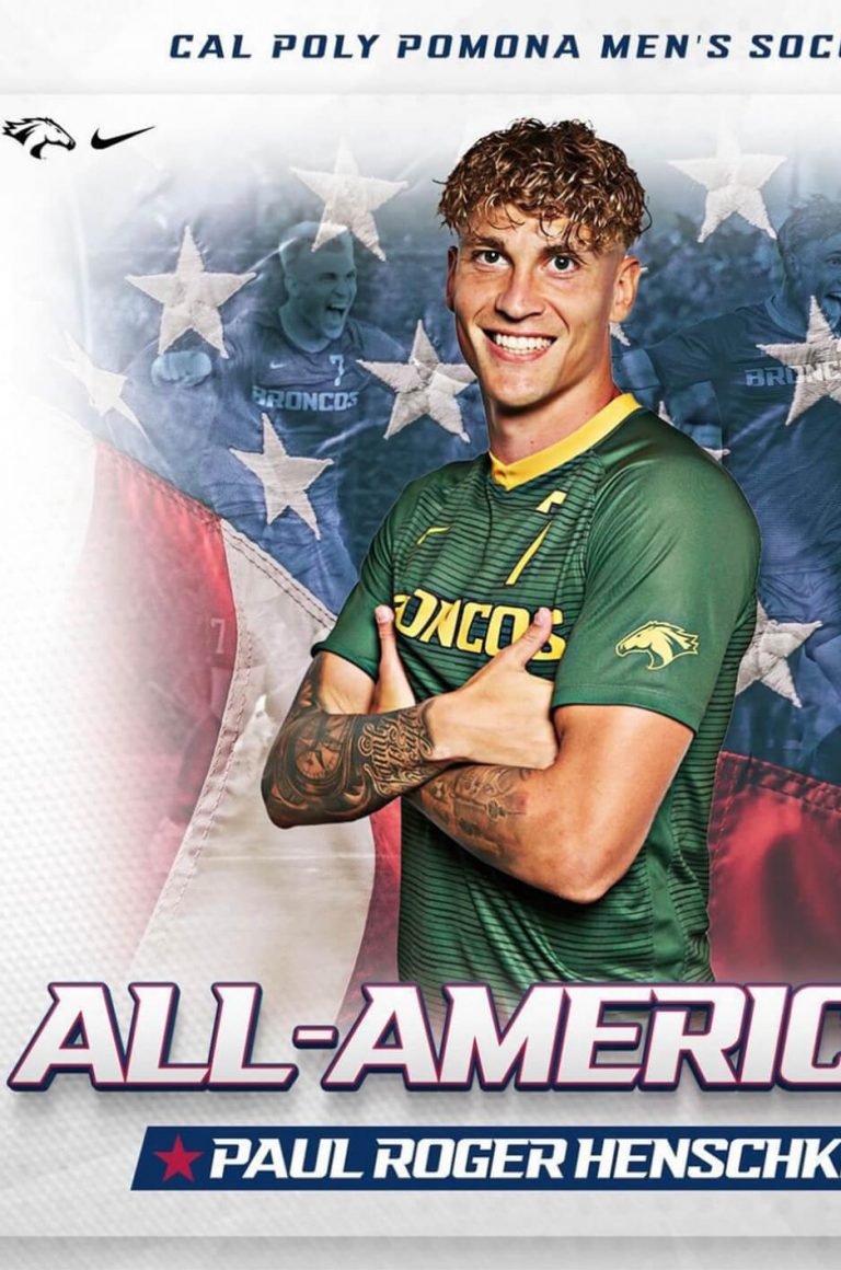 Athletes USA Global Scout Paul Roger Henschke playing for California Polytechnic University